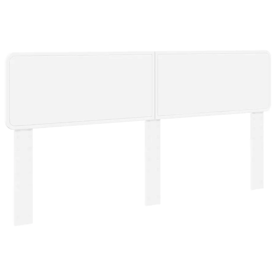 Tête de lit Blanc Bois d'ingénierie - 2