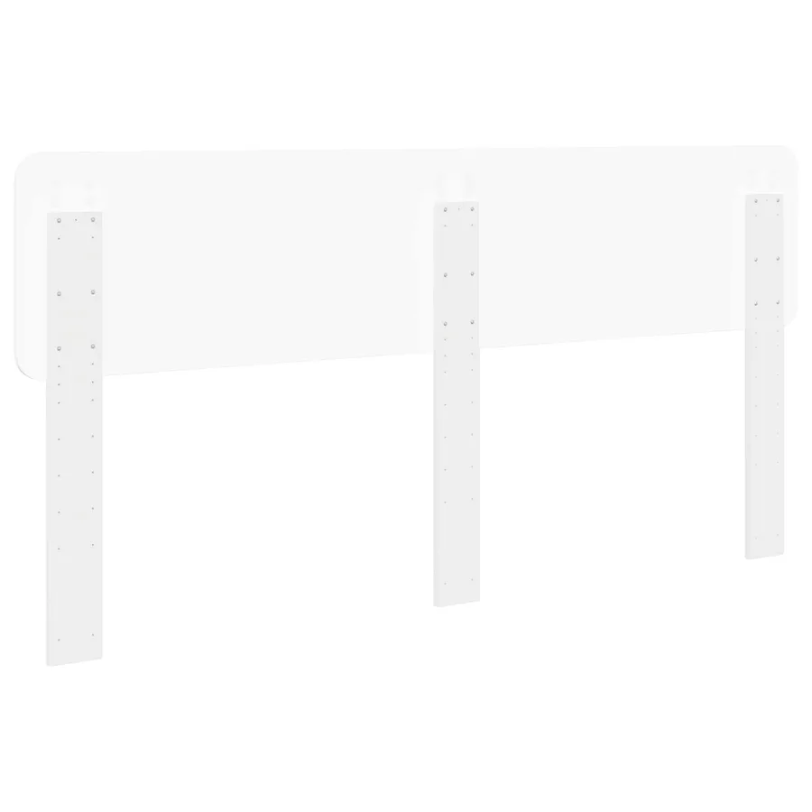 Tête de lit Blanc Bois d'ingénierie - 6