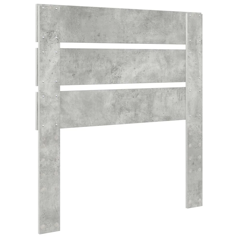 Tête de lit Gris béton Bois d'ingénierie - 6
