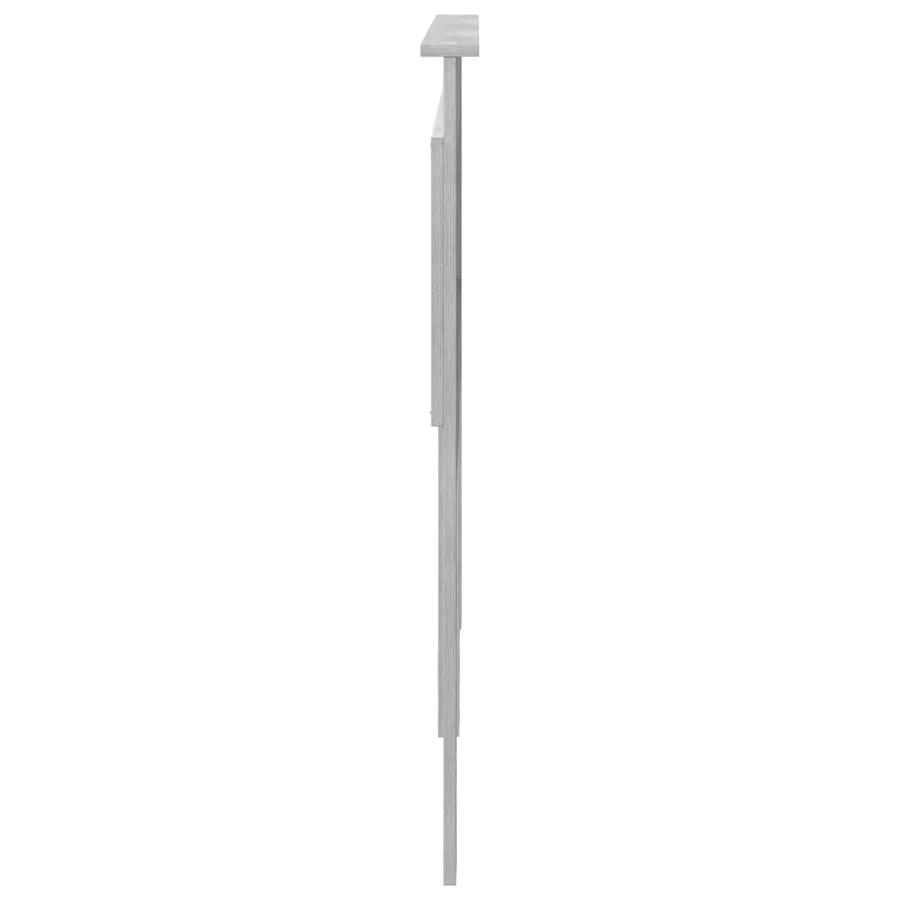 Tête de lit Gris Sonoma 140 cm Bois d'ingénierie - 5