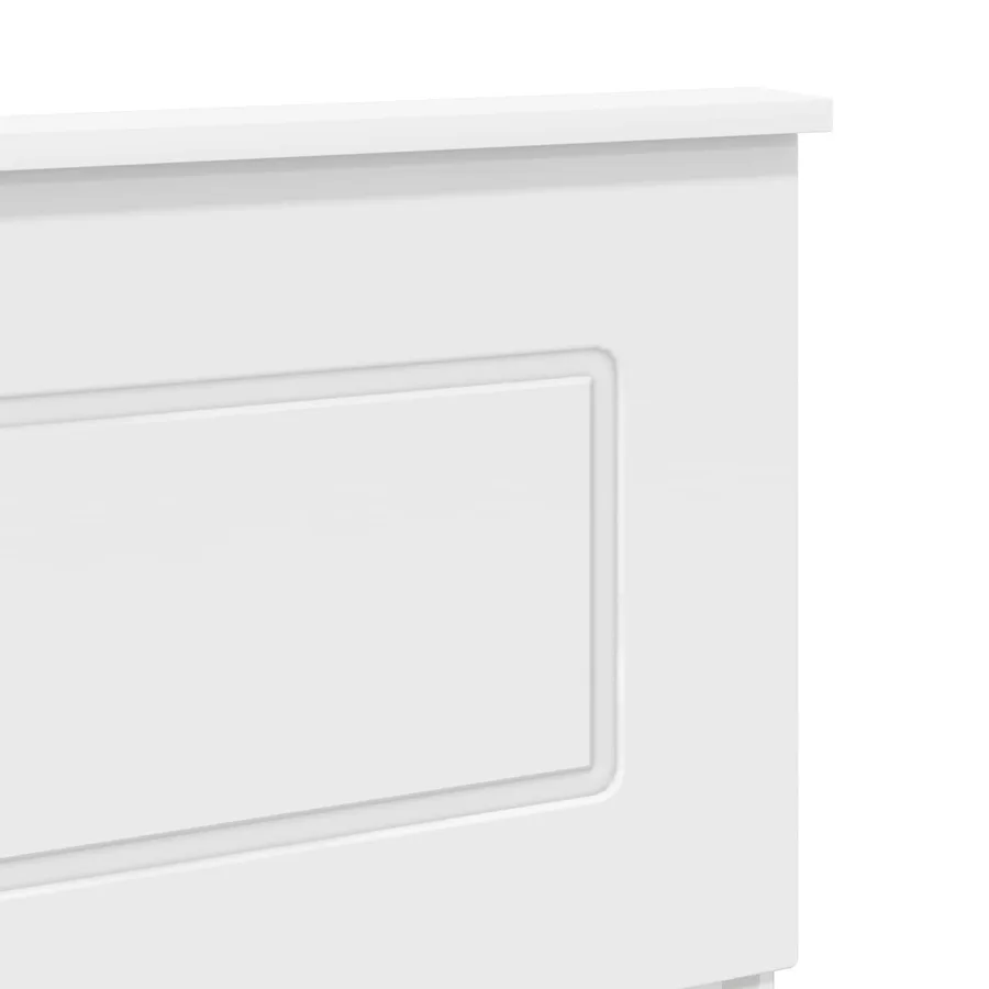 Tête de lit Blanc Bois d'ingénierie - 7