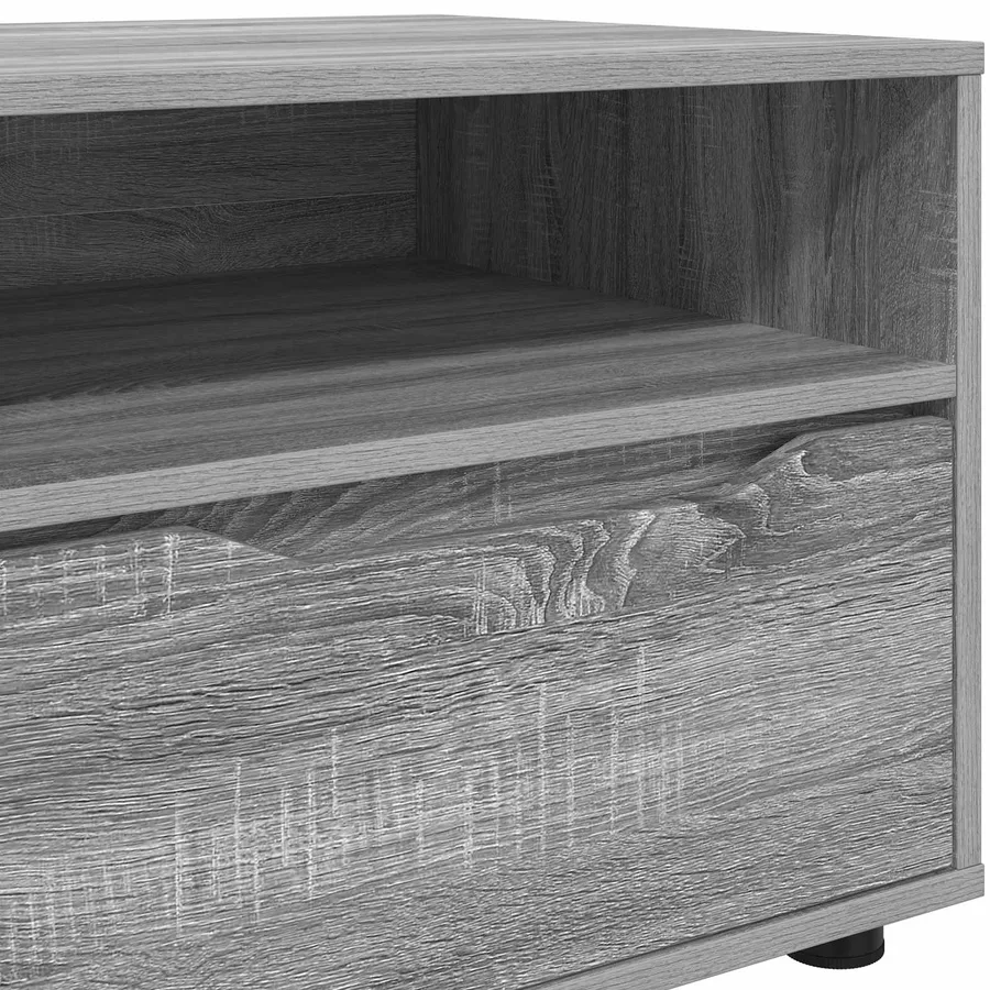 Meuble TV Gris Sonoma 100 x 48 x 43 cm Bois d'ingénierie - 10