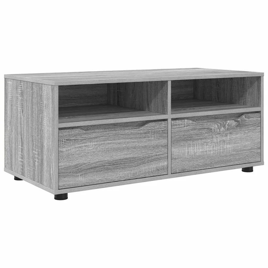 Meuble TV Gris Sonoma 100 x 48 x 43 cm Bois d'ingénierie - 2