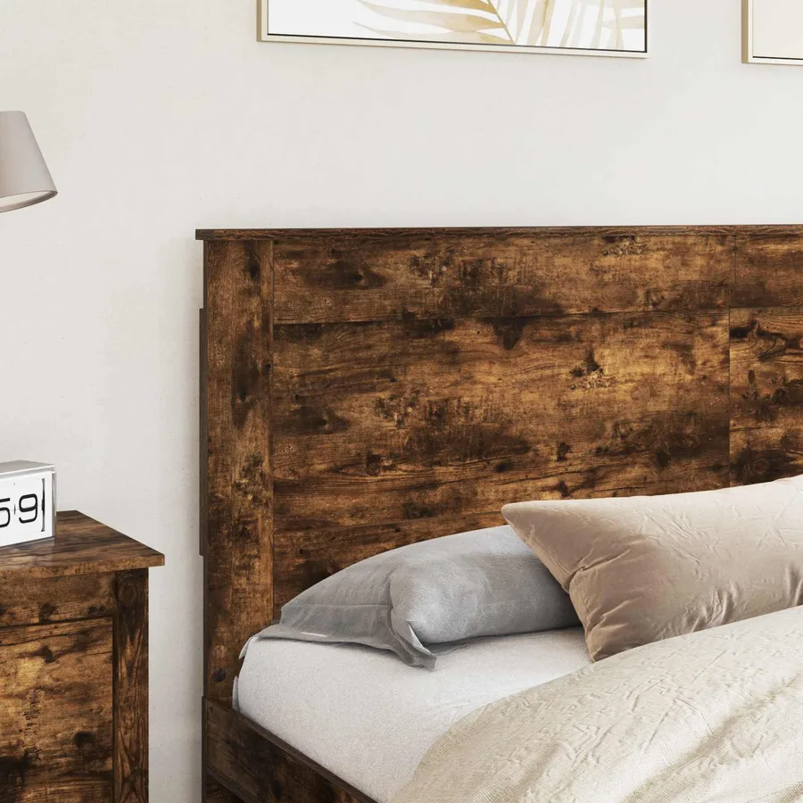 Tête de lit Chêne fumé 200 cm Bois d'ingénierie - 3