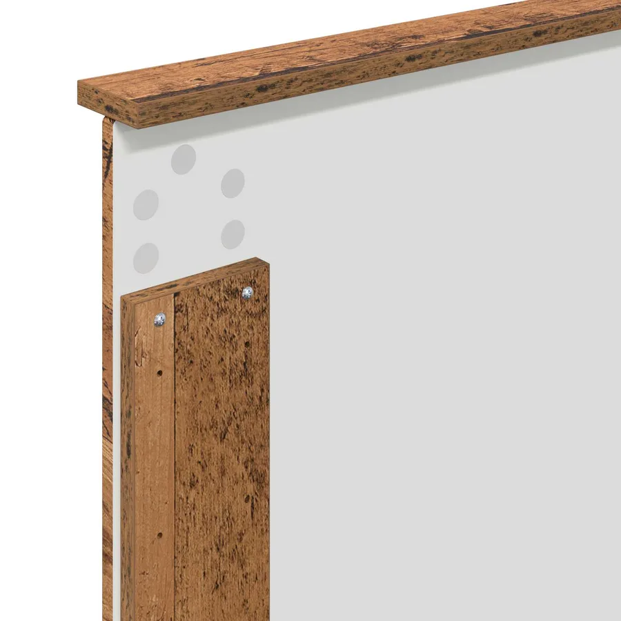 Cadre de lit Bois ancien 100 x 200 cm Bois d'ingénierie - 11