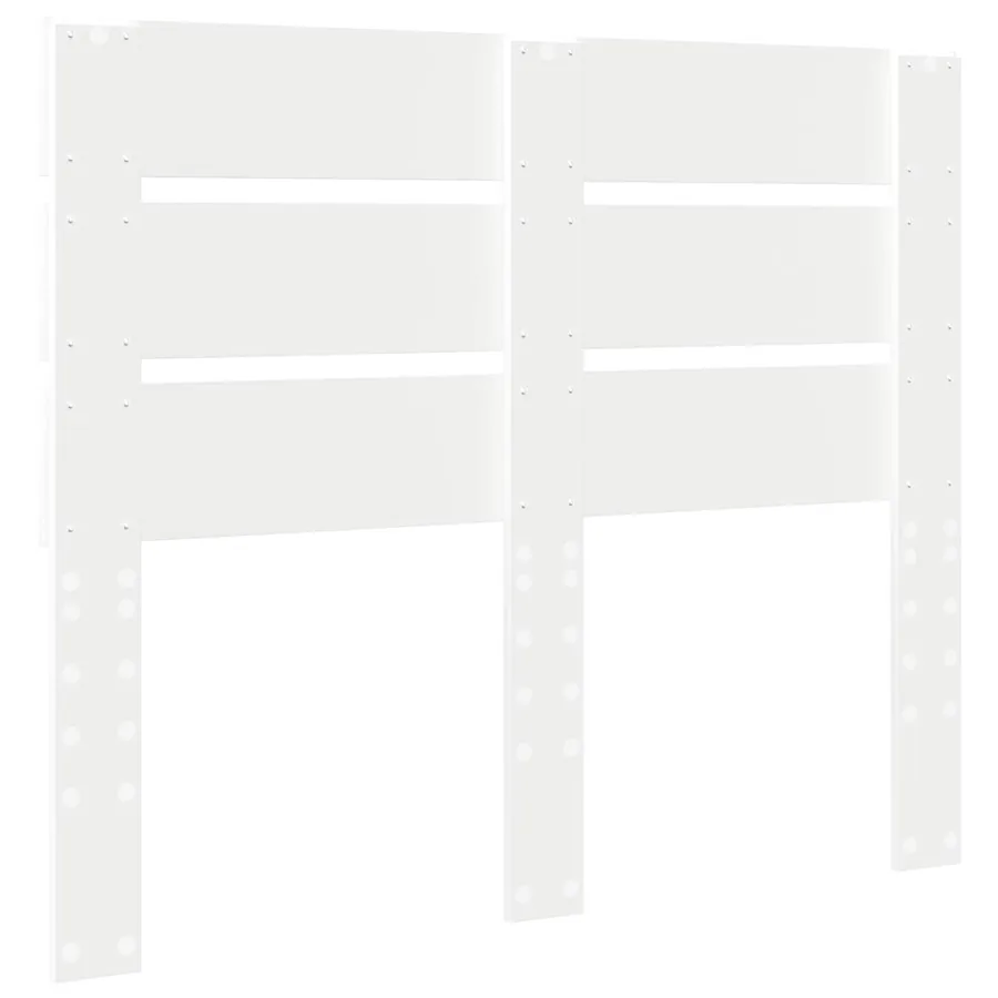 Tête de lit Blanc Bois d'ingénierie - 6