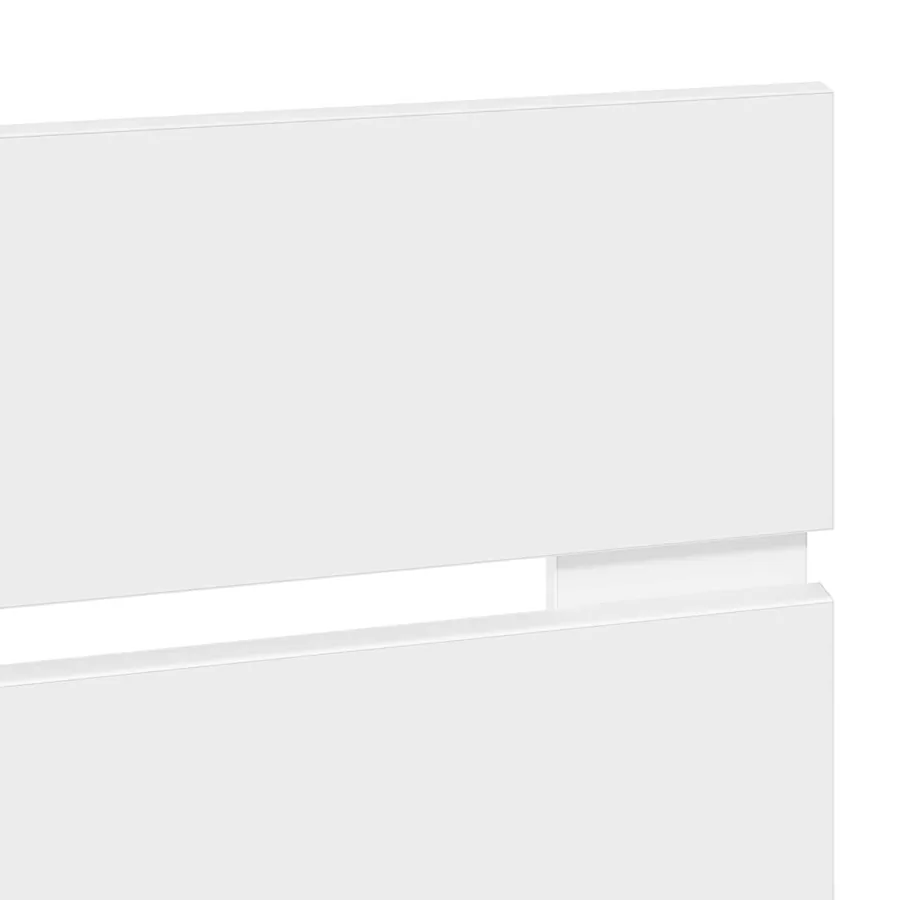Tête de lit Blanc Bois d'ingénierie - 7