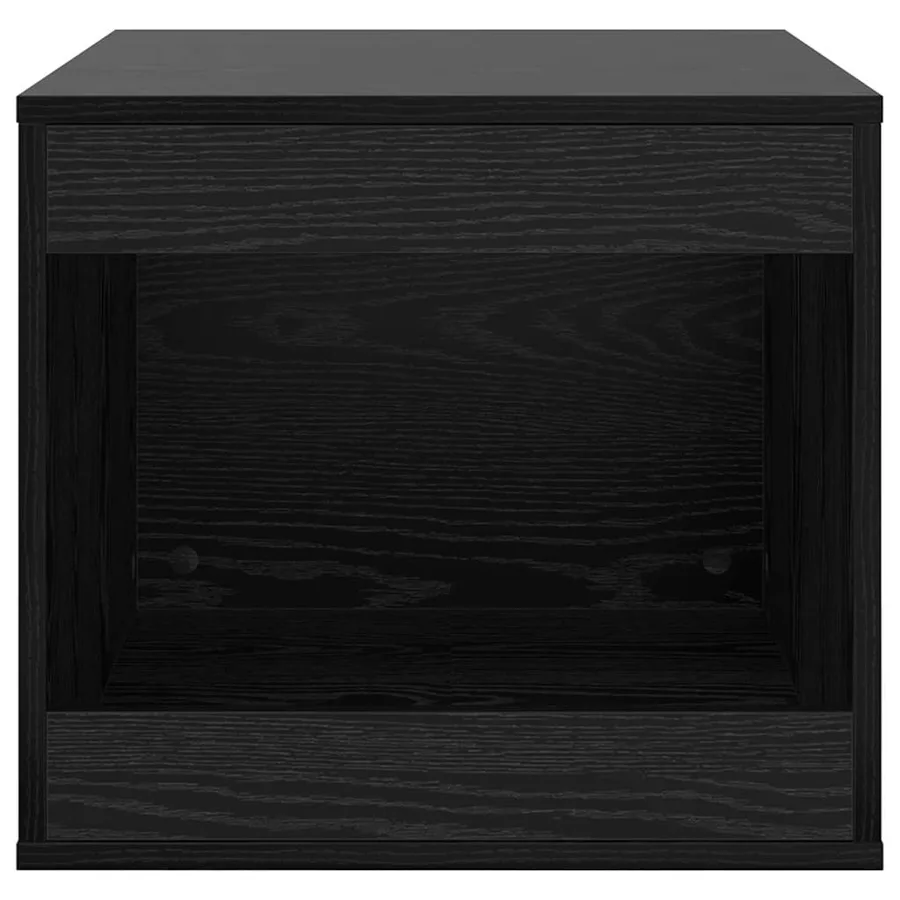 Enceinte pour bac à litière pour chat Chêne noir - 5