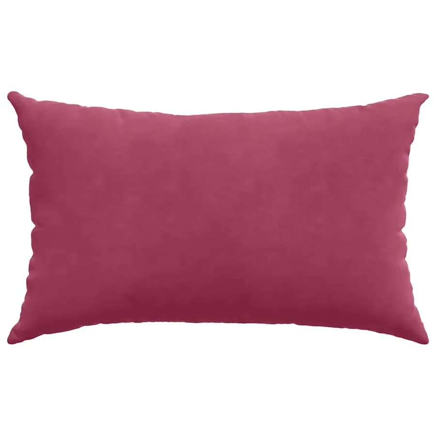 Coussins de canapé 2 pcs Rouge bordeaux 50 x 30 cm - 6