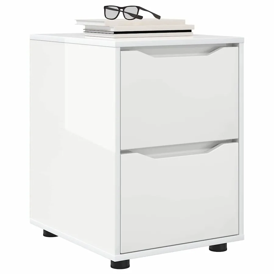 Armoire de rangement Blanc brillant 40 x 48 x 57 cm - 3