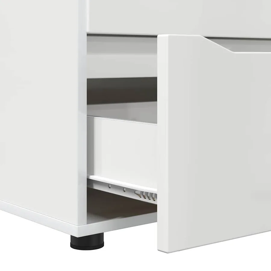 Armoire de rangement Blanc brillant 40 x 48 x 57 cm - 9