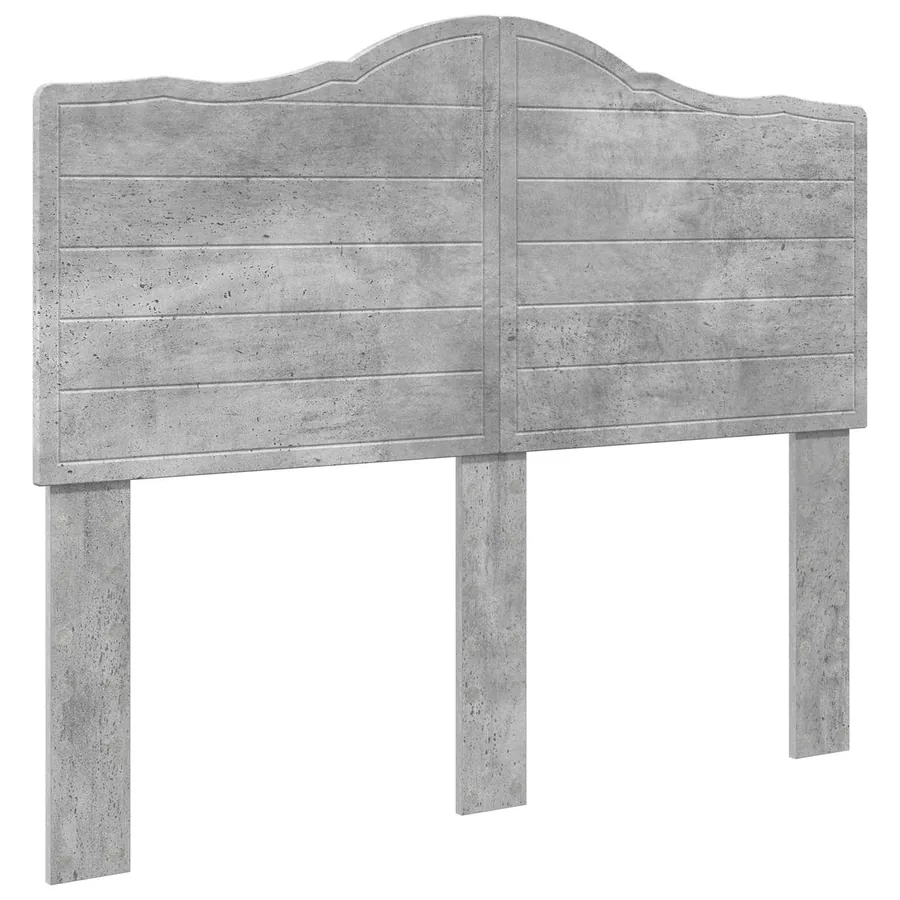 Tête de lit Gris béton Bois d'ingénierie - 2