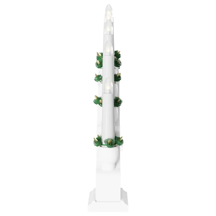 Arche de Bougies de Noël avec 10 Bougies LED Blanc - 7
