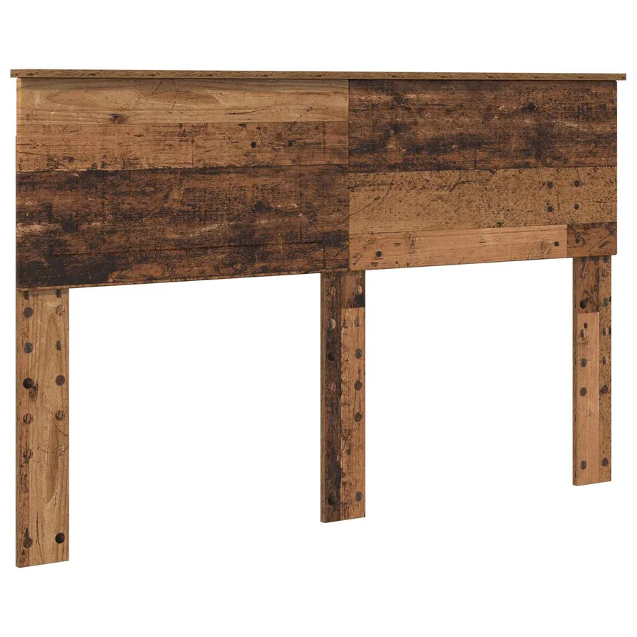 Cadre de lit Bois ancien 140 x 190 cm Pin massif - 6