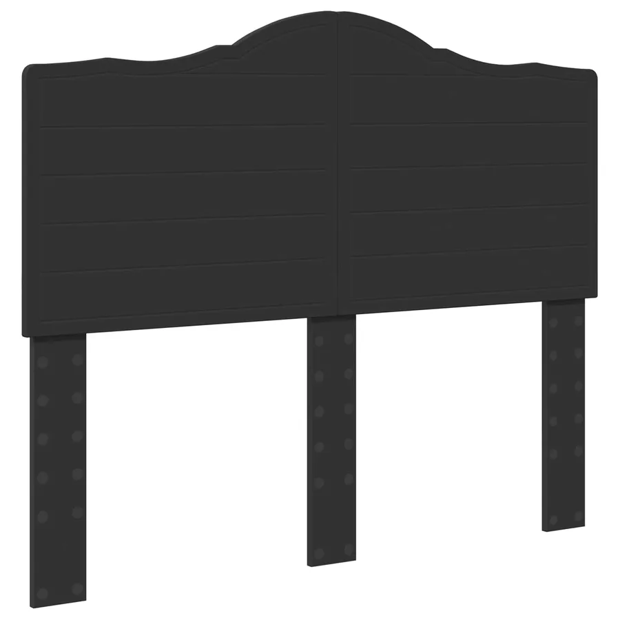 Lit de Rangement Noir 135 x 190 cm Bois d'ingénierie - 7