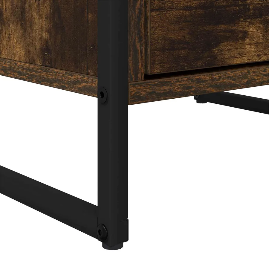 Buffet Chêne Fumé 42 x 36 x 75.5 cm Bois d'ingénierie - 8