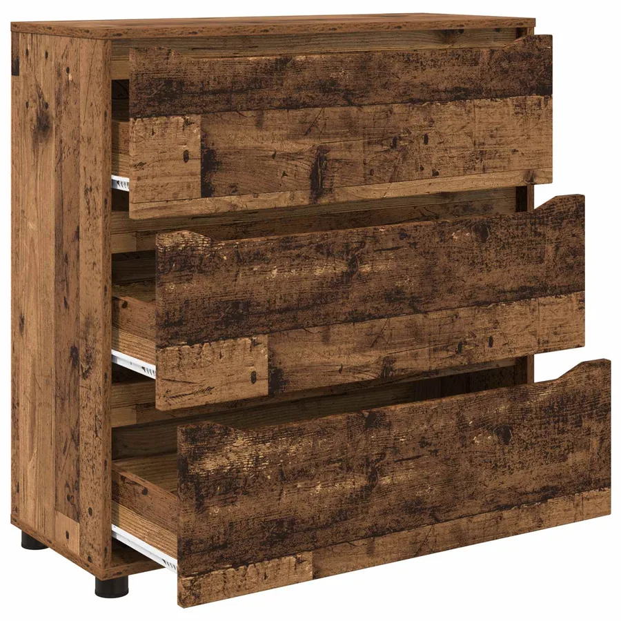 Armoire de rangement Bois Ancien 80 x 31 x 81 cm - 7
