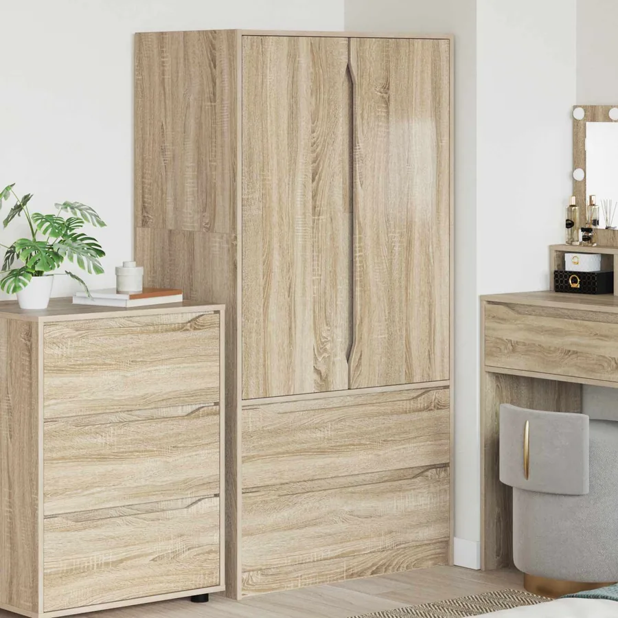 Armoire Chêne Sonoma 79,5 x 49 x 156 cm Bois d’ingénierie