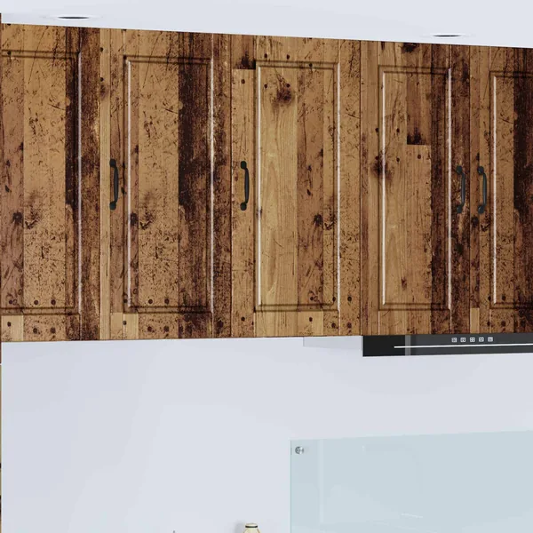 Meuble mural PORTO Bois ancien 40 x 31 x 80 cm