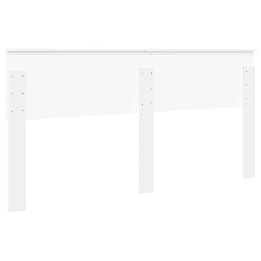 Tête de lit Blanc Bois d'ingénierie - 6