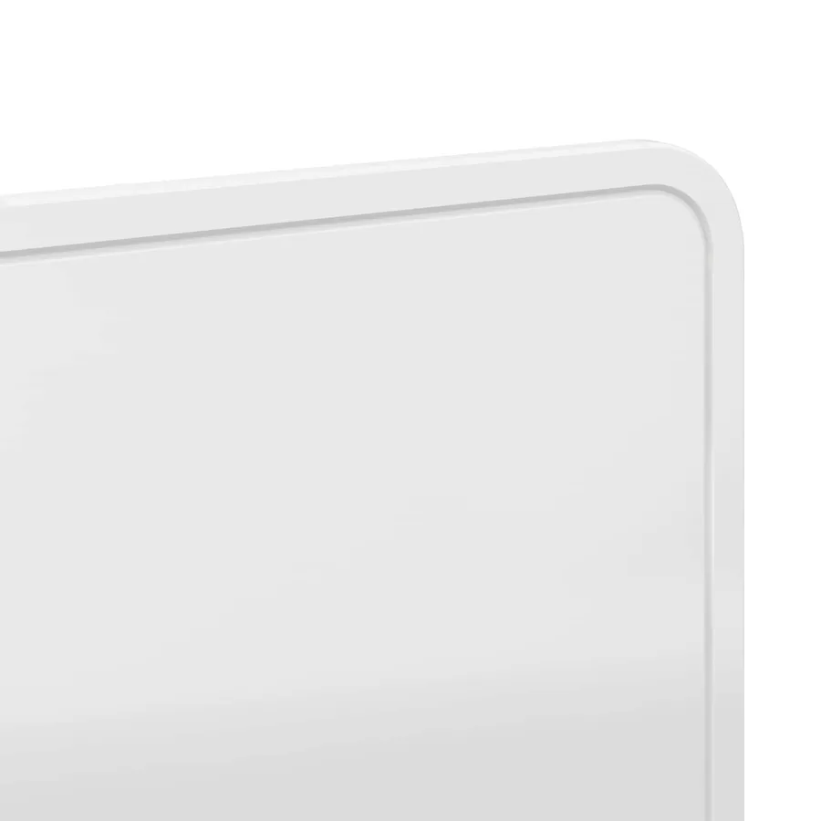 Tête de lit Blanc Brillant Bois d'ingénierie - 7