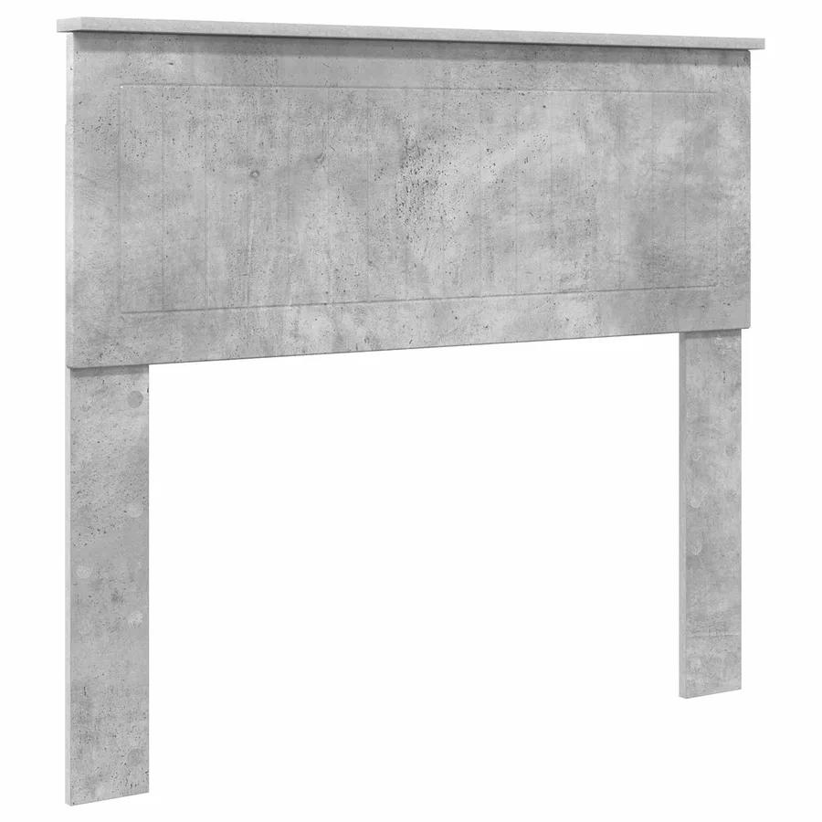 Cadre de lit Gris béton 100 x 200 cm Bois d'ingénierie - 6