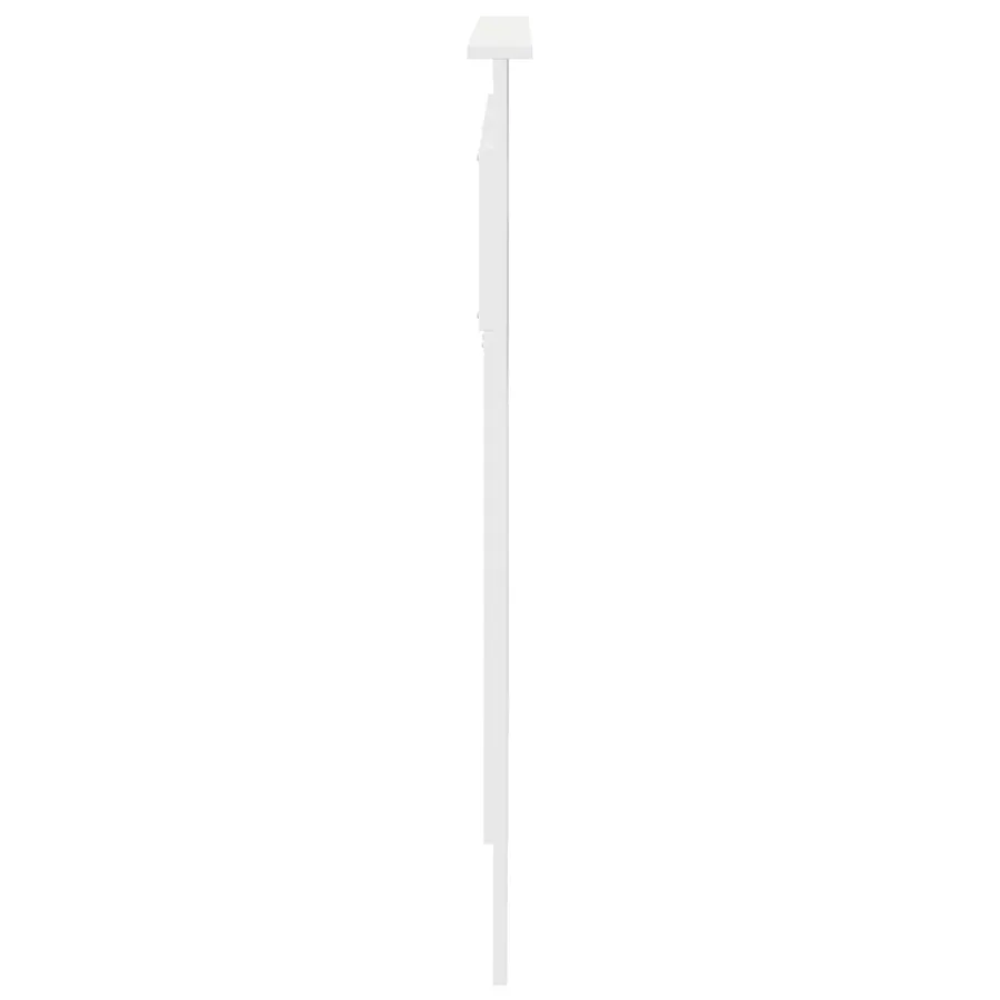 Tête de lit Blanc Bois d'ingénierie - 5