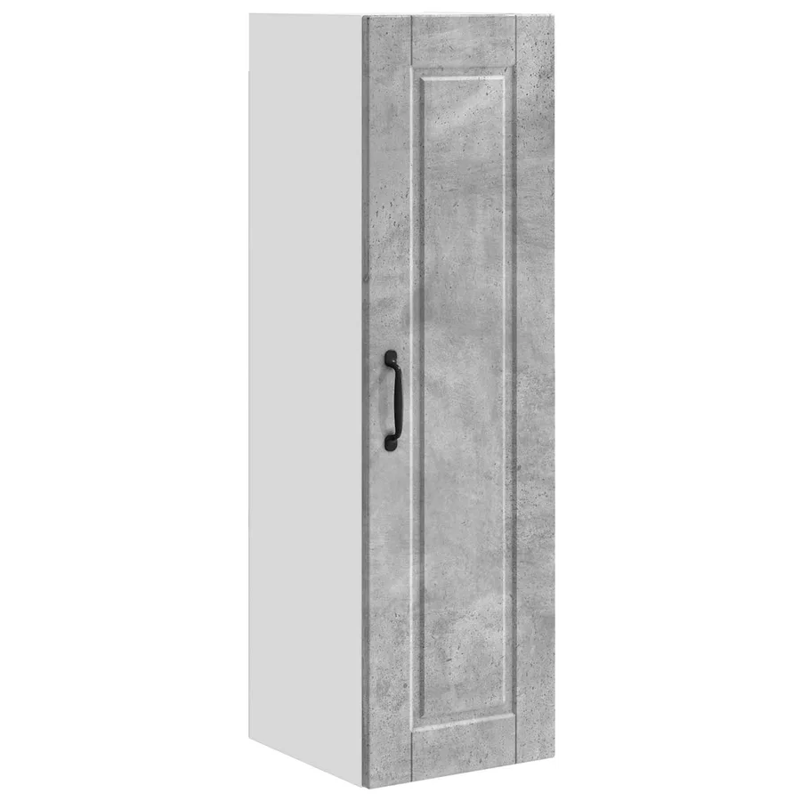 Meuble mural PORTO Gris béton 30 x 31 x 100 cm - 2