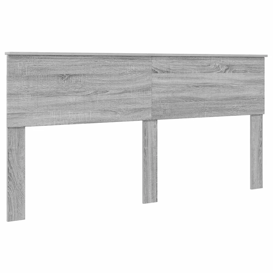 Cadre de lit Gris Sonoma 180 x 200 cm Pin massif - 6