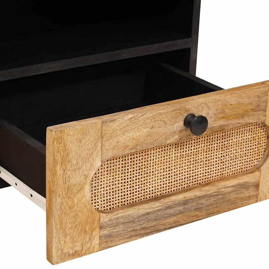 Table basse Chêne artisanal 80 x 54 x 40 cm - 7
