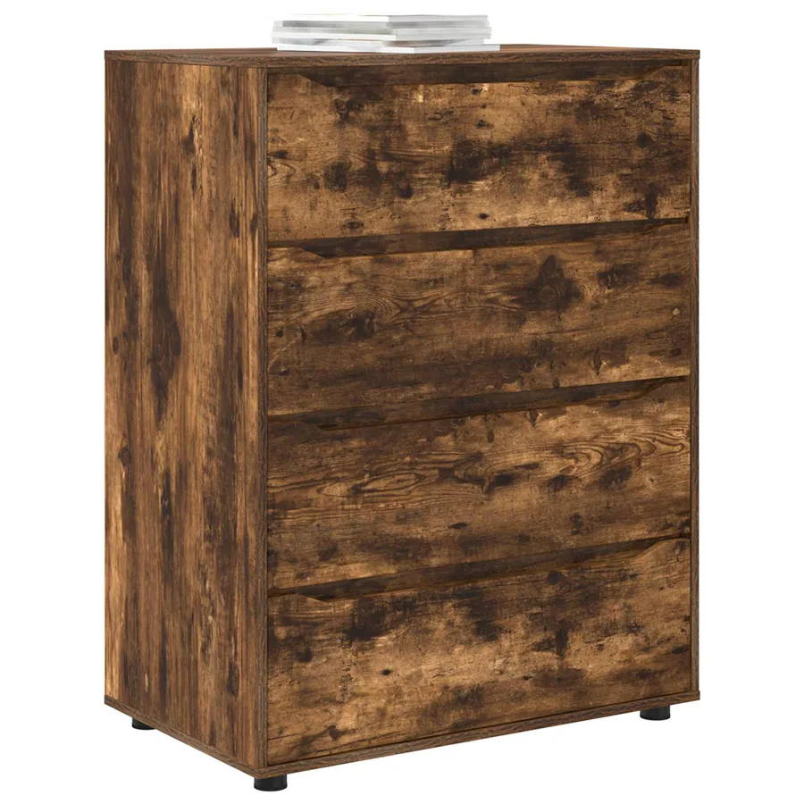 Armoires de rangement Chêne fumé 80 x 48 x 105 cm - 3