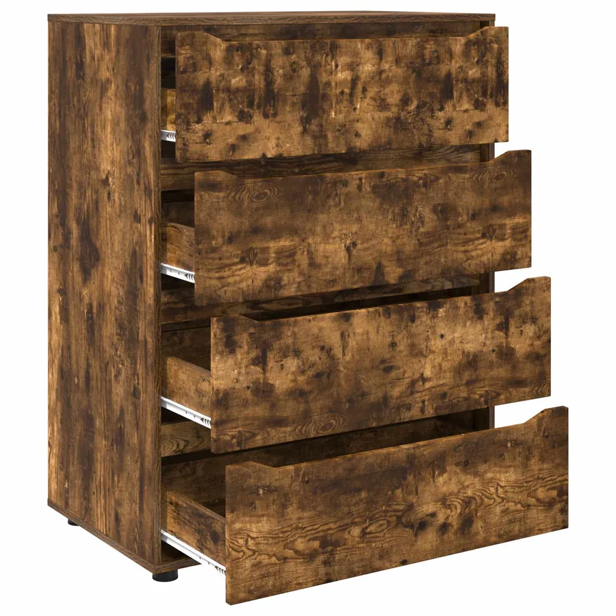 Armoires de rangement Chêne fumé 80 x 48 x 105 cm - 7