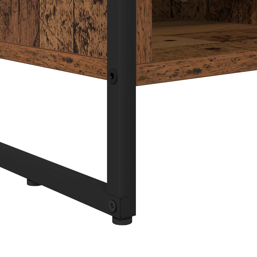Meuble TV Bois Ancien 100 x 36 x 49,5 cm Bois d'ingénierie - 8