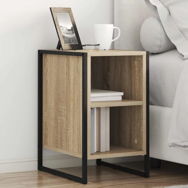 Table de chevet Sonoma 39.5 x 30 x 50 cm Bois d'ingénierie
