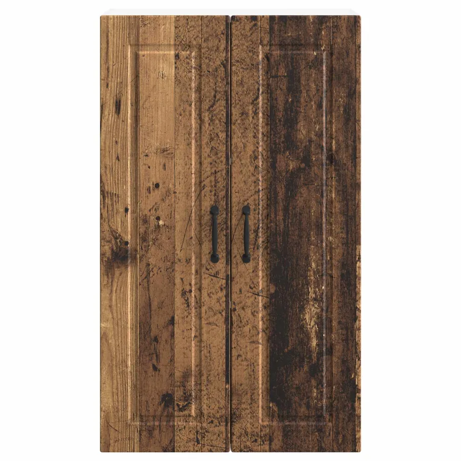 Meuble mural PORTO Bois ancien 60 x 31 x 100 cm - 6