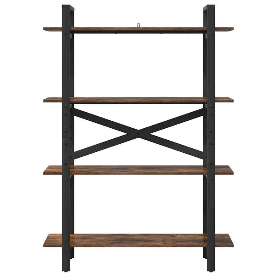 Étagère Chêne fumé 100 x 33,5 x 140 cm Bois d'ingénierie - 5