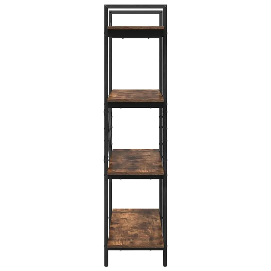Étagère Chêne fumé 100 x 33,5 x 140 cm Bois d'ingénierie - 6