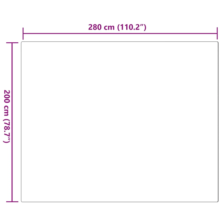 Tapis antidérapant en fausse de lapin OLITE Rose 200 x 280 cm - 10