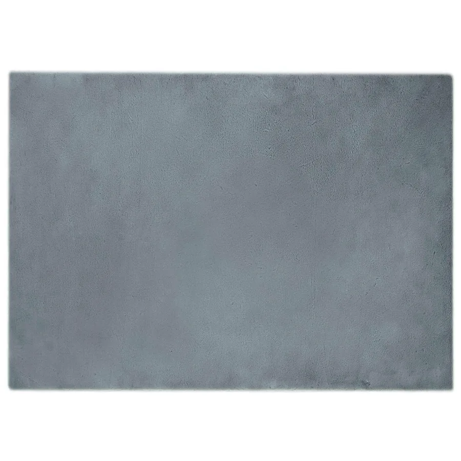 Tapis antidérapant en fausse de lapin OLITE Anthracite - 2
