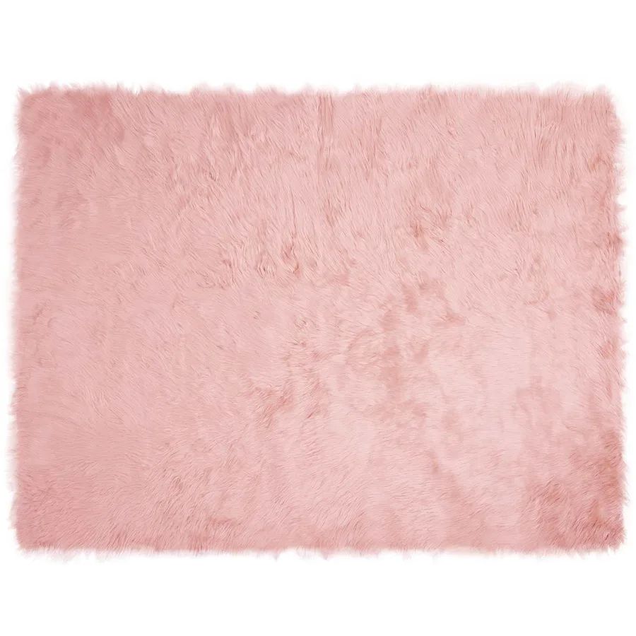 Tapis en fausse TAFALLA Rose 240 x 340 cm Polyester - 2
