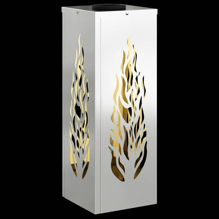 Lumière de chemin LED solaire 2 pcs Blanc chaud 18 x 18 x 50 cm - 12