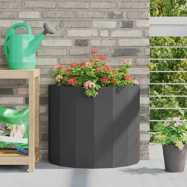 Jardinière Noir 60 x 30 x 50 cm Acier