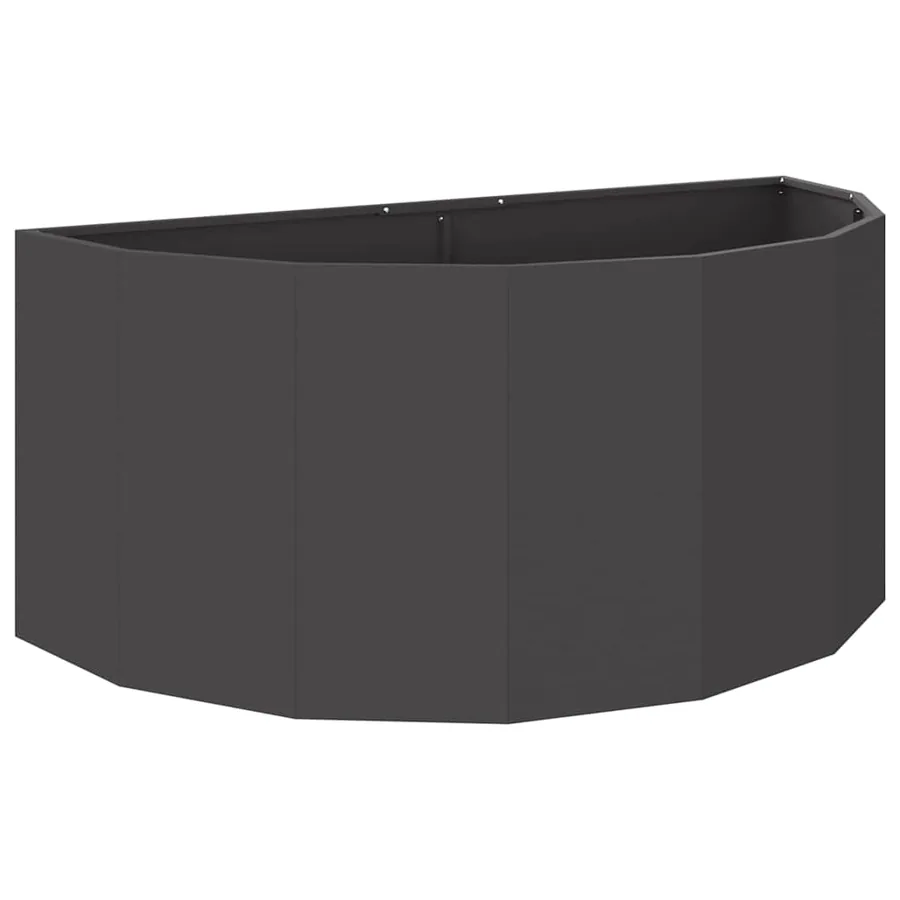 Jardinière Noir 120 x 60 x 50 cm Acier - 2