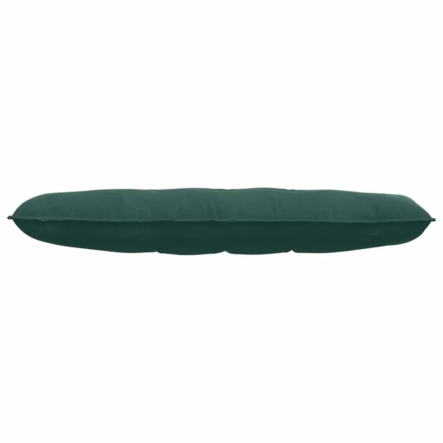 Coussin de Dos Vert foncé 140 x 50 cm Tissu en velours côtelé - 5