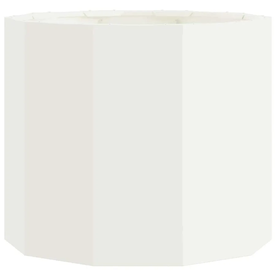 Jardinière Blanc 60 x 60 x 50 cm Acier - 5