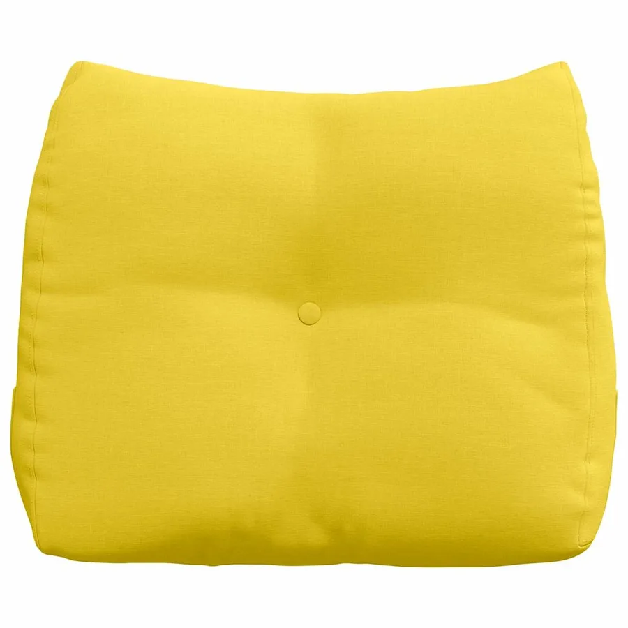 Coussin de Dos Jaune clair 60 x 24 x 50 cm tissu - 6