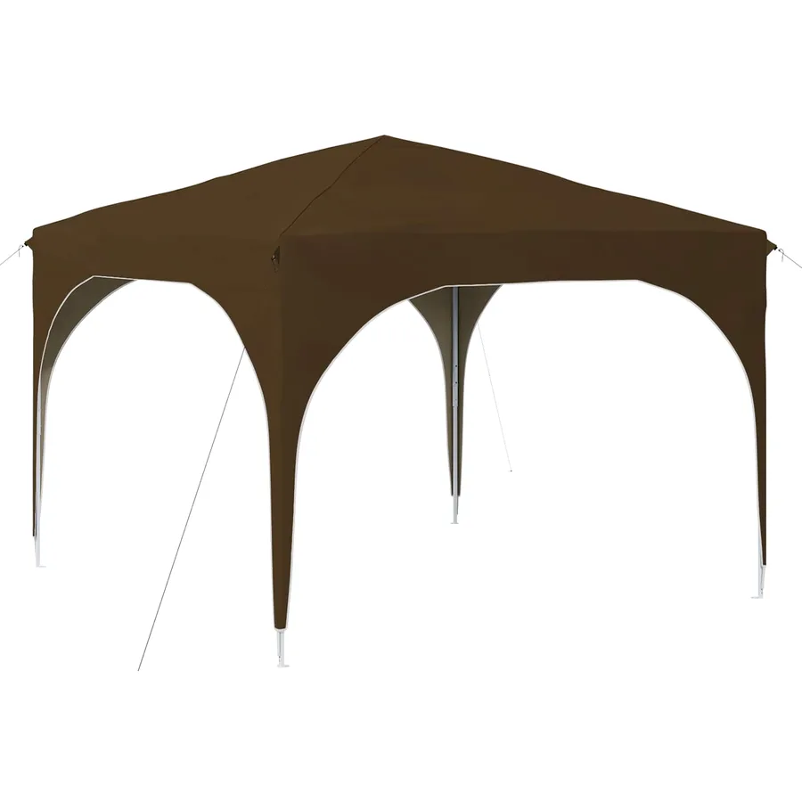 Tente de fête pop-up 290 x 290 x 245 cm Taupe - 2