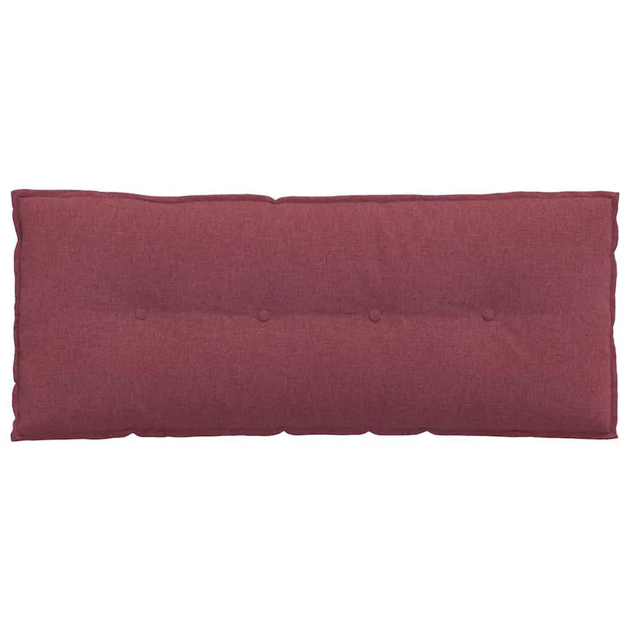 Coussin de Dos Bordeaux 120 x 19 x 50 cm tissu - 6