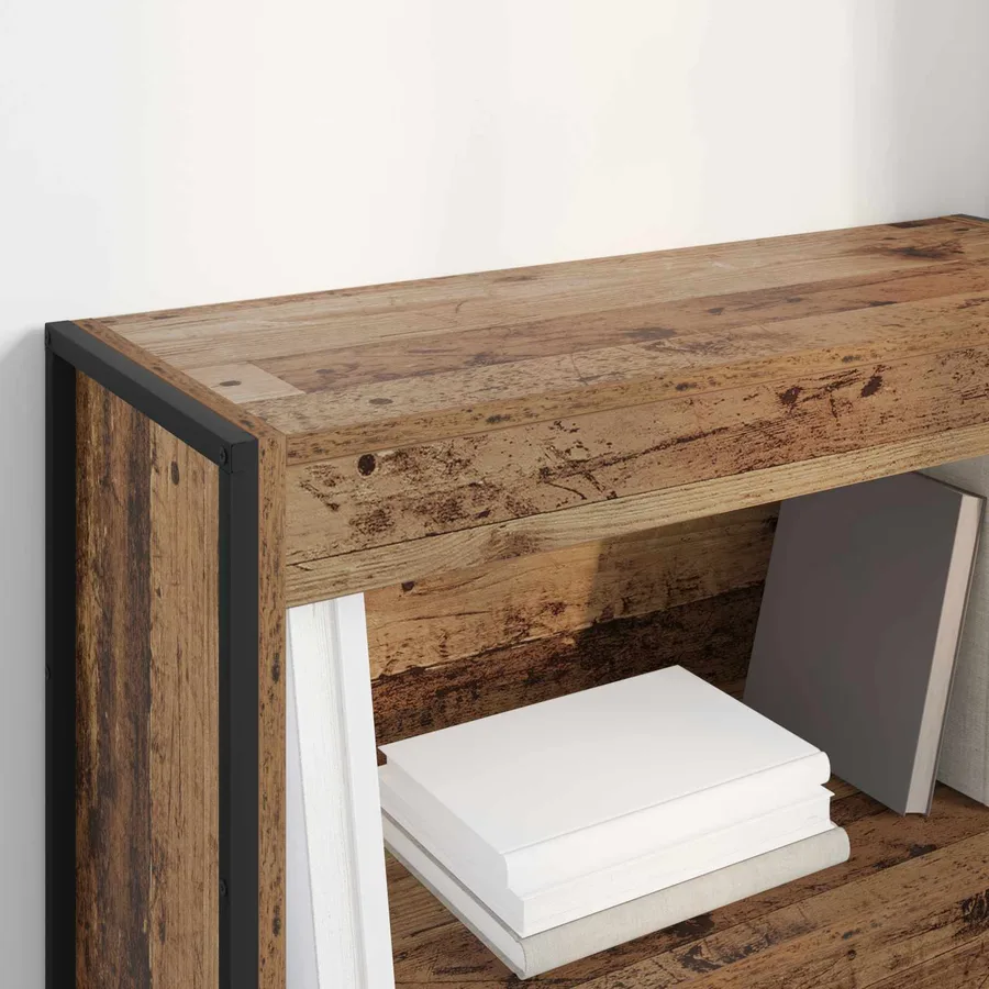 Bibliothèque Bois Ancien 80 x 30 x 86,5 cm Bois d'ingénierie - 4