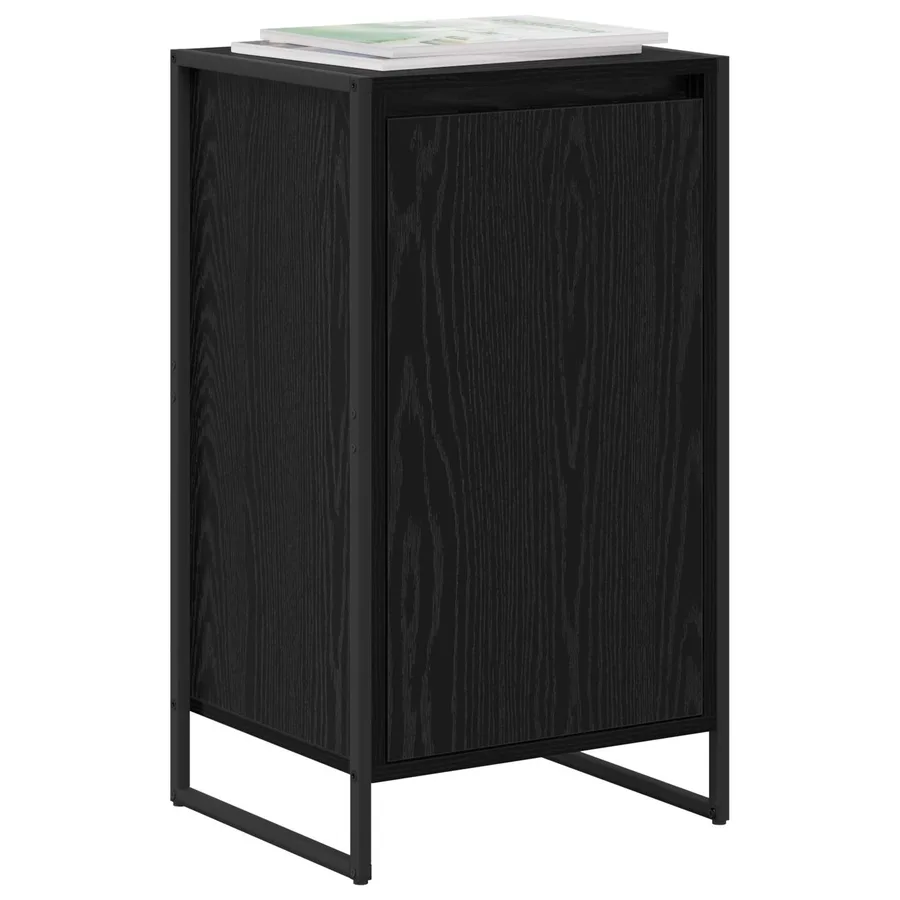 Buffet Chêne noir 43 x 36 x 75,5 cm Bois d'ingénierie - 3